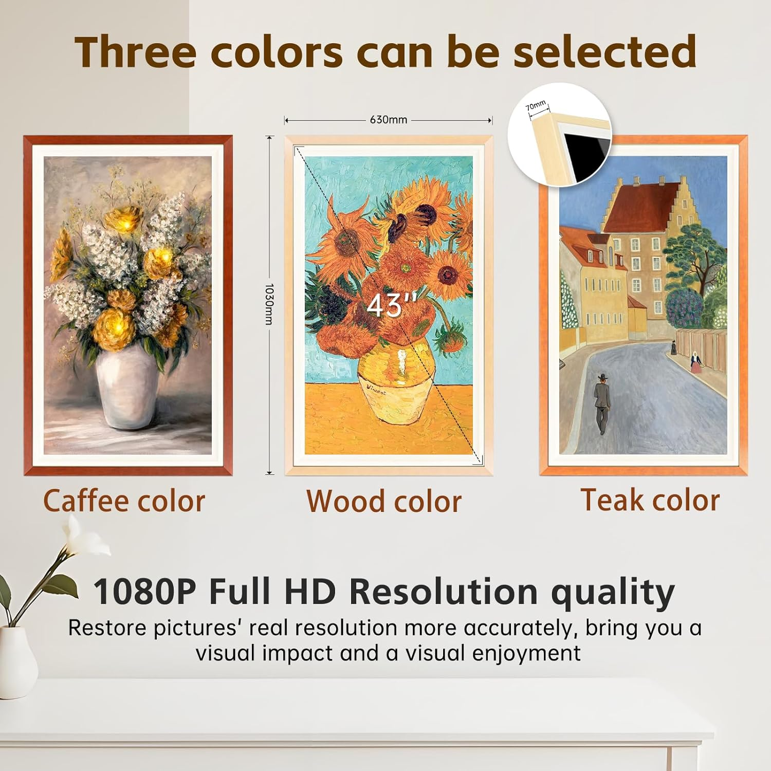 21.5 24 32 Inch Large Digital  - Digital Photo Frame Wifi incelemesi ve fiyatı