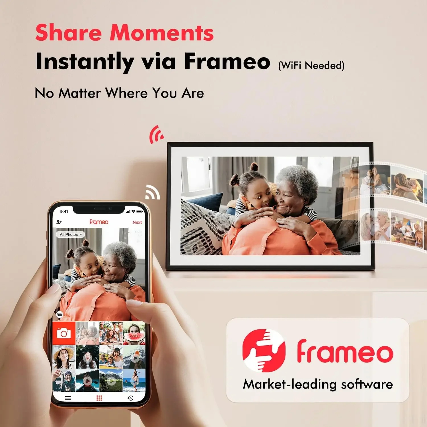 Digital Picture Frame, 15.6 In - Digital Photo Frame Wifi incelemesi ve fiyatı