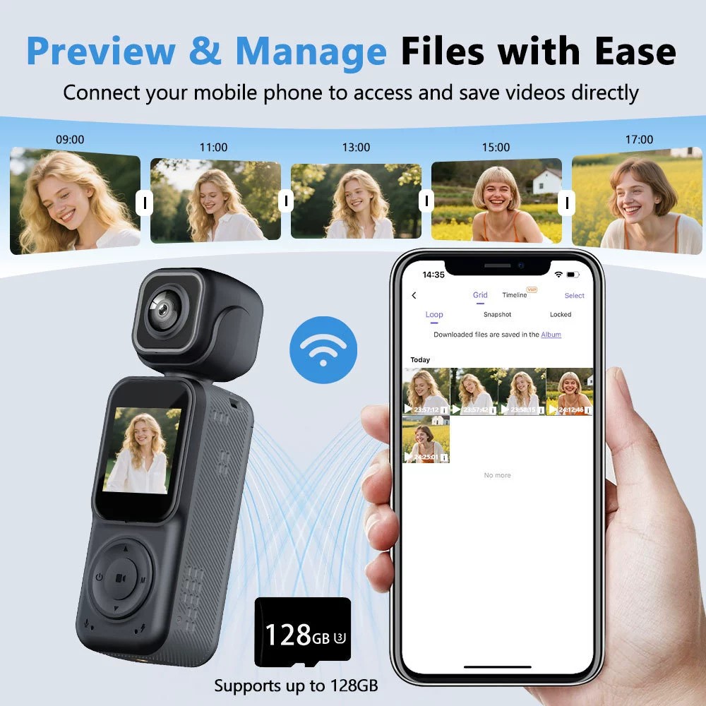 Portable Body Camera WiFi Infr - Compact Camera Mirrorless incelemesi ve fiyatı