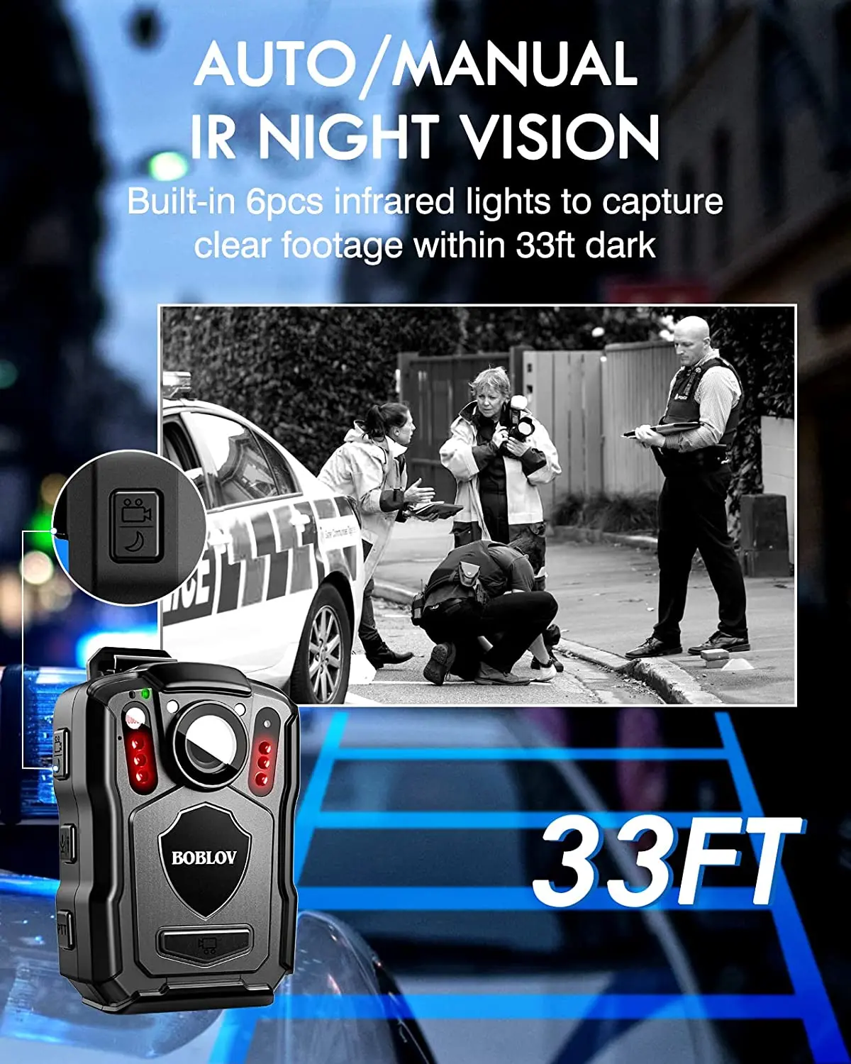 BOBLOV M5 Police Body Camera w - Compact Camera Mirrorless incelemesi ve fiyatı