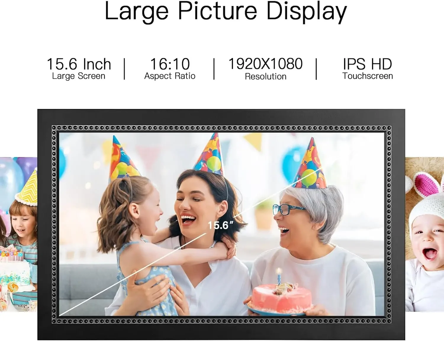 Digital Picture Frame 15.6 Inc - Digital Photo Frame Wifi incelemesi ve fiyatı