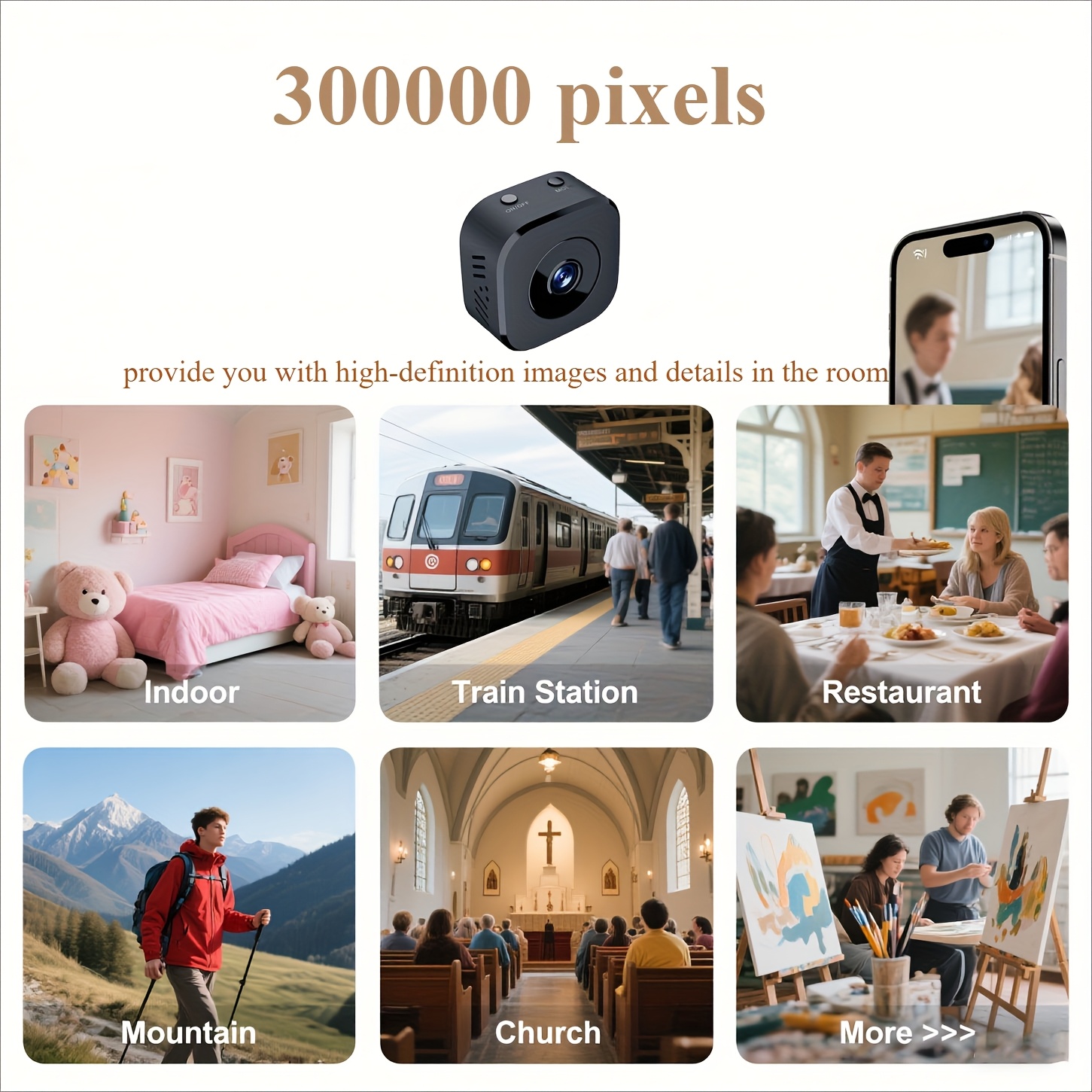 1080P HD Mini WiFi Camera Indo - Compact Camera Mirrorless incelemesi ve fiyatı