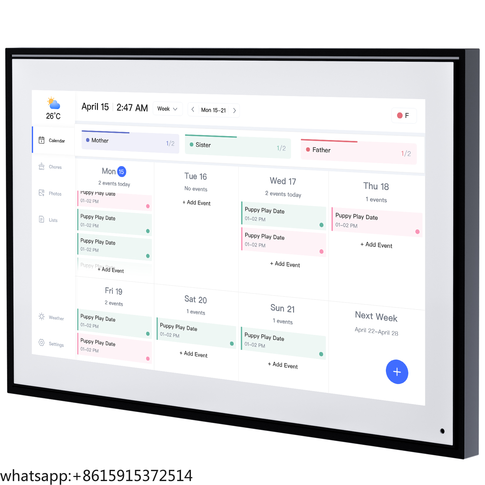 TCDSTARSmart Calendar Digital  - Digital Photo Frame Wifi incelemesi ve fiyatı