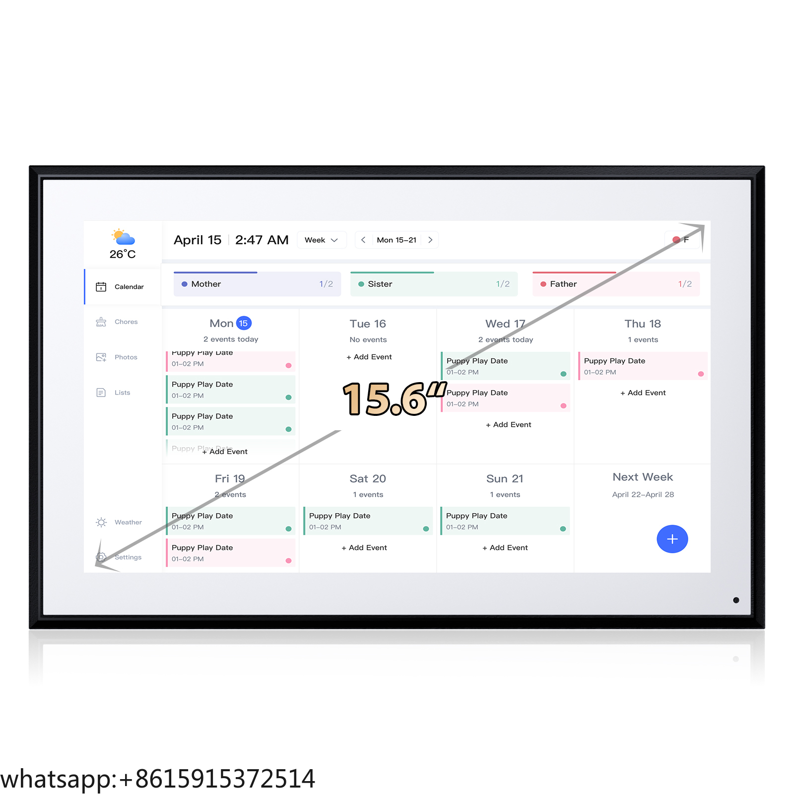 TCDSTARSmart Calendar Digital  - Digital Photo Frame Wifi incelemesi ve fiyatı